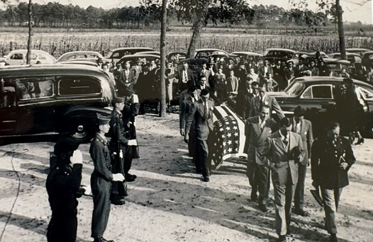 Bronzie Tavis Smith was honored with a military funeral on April 18, 1946. Photo used with permission from Cecilia Marks.