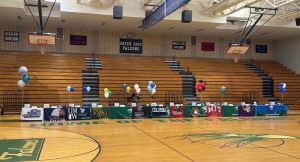 Tables were set up from each school that student's committed to. Photo used with permission from Brianna Stewart.