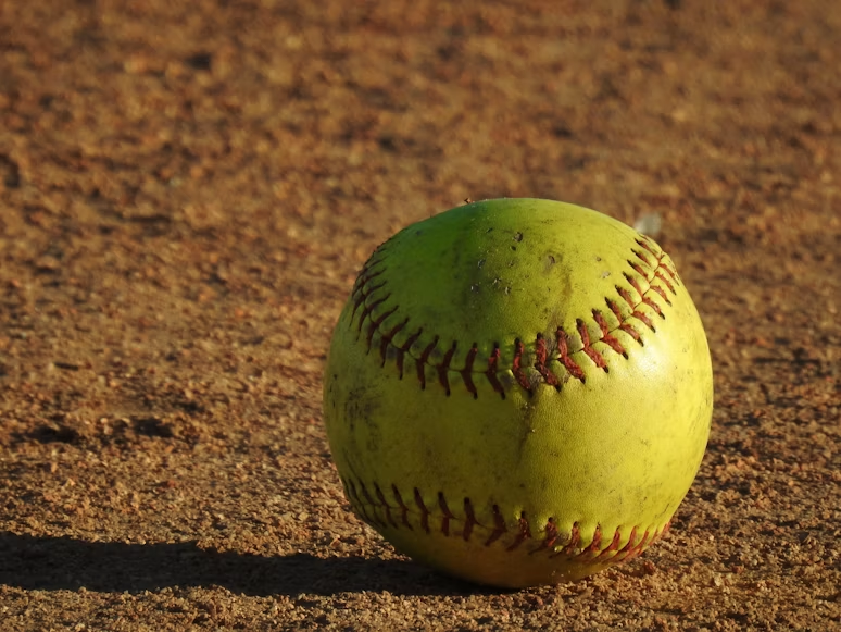A picture of a softball. Photo used with permission from David Campagnolo via Unsplash.